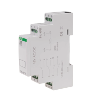 Przekaźnik elektromagnetyczny PK-4PR 2 styki przełączne 2×8A + 2 styki rozwierne 2×8A 12VAC/DC | PK-4PR-12V F&F