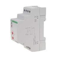 Regulator temperatury RT-820 zakres temp. 4-30st.C montaż na szynie DIN styk 1NO/NC 230V AC | RT-820 F&F