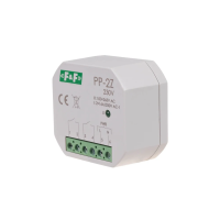 Przekaźnik elektromagnetyczny PP-2Z 2 styki zwierne (NO) 16A 100-265V AC montaż podtynkowy | PP-2Z-230V F&F