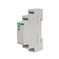 licznik czasu pracy z wyjściem MODBUS RTU, 4-kanałowy, 1 moduł | MAX-MB-LG-4HI F&F