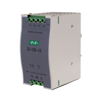 Zasilacz impulsowy przemysłowy nap. wej. 90-264V AC/120-370V DC, P=120W nap. Wyj. 12V DC | ZI-120-12V F&F