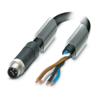 Kabel mocy SAC-4P-M12MST/ 5,0-PUR | 1408814 Phoenix Contact