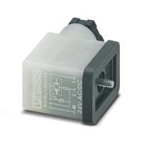 Wtyk zaworowy SACC-VB-3CON-M16/BI-1L-SV 24V, 3-biegunowy | 1452233 Phoenix Contact