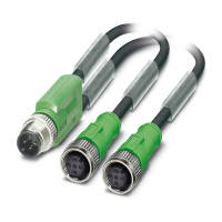 Kabel do czujników i urządzeń SAC-3P-M12Y/2X0,3-PUR/M12FS B | 1668959 Phoenix Contact