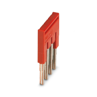 Mostek wtykany FBS 4-4, 4-biegunowy, czerwony | 3030132 Phoenix Contact