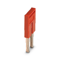 Mostek wtykany FBS 2-6, 2-biegunowy, czerwony | 3030336 Phoenix Contact