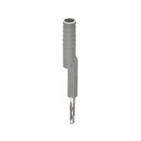 Adapter pomiarowy 4 mm do złączek w podziałce 5,2 mm i 6,2 mm, szary | 3035982 Phoenix Contact