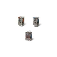 Przekaźnik przemysłowy 3 P; 10A; 24V AC; przycisk test. + mech. wskaźnik zadziałania | 60.13.8.024.0040 Finder