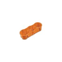 Puszka p/t PK 60 3x68x60mm głęboka, potrójna do płyt gipsowych, IP30, pomarańczowa | A.0041PG Pawbol