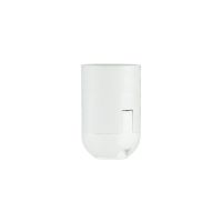 Oprawka termoplastyczna fi39mm bez kołnierza, E27, 4A, 250V AC, biała | D.3005B Pawbol