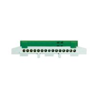 Listwa zaciskowa LZ 15/z, 15x16mm2, montowana na szynie, IP20, zielona | E.4173 Pawbol