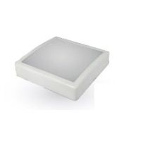 Oprawa IRYS LED 13W srebrny pierścień, klosz mleczny światło barwa neutralna | D.31101SM-BN-13W Pawbol