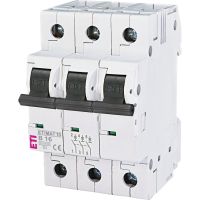 Wyłącznik nadprądowy 3P B 16A 10kA AC ETIMAT10 | 002125716 Eti