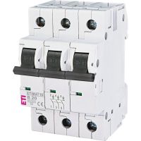 Wyłącznik nadprądowy 3P B 20A 10kA AC ETIMAT10 | 002125717 Eti