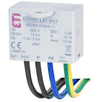 Ogranicznik przepięć, LED, TT/TNS, ETITEC LX1 IP67, typ T2+T3 (C+D) | 002442983 Eti