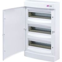 Rozdzielnica modułowa n/t 3x18 ECT 3X18PO‑s DIDO drzwi białe IP40 | 001101043 Eti