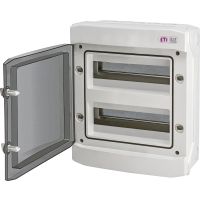 Rozdzielnica modułowa n/t 2x12 transparentna IP65 1500V DC PV/UV ECH-24PT-s DIDO | 001101067 Eti