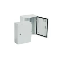 Obudowa metalowa 400x300x250 (WxSxG), IP65 z płytą ETIBOX GT 40-30-25 | 001102107 Eti
