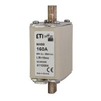 Wkładka bezpiecznikowa (topikowa) NH00 80A gBat 80V DC Magazyny energii | 004110081 Eti