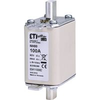 Wkładka bezpiecznikowa (topikowa) NH00 100A gBat 80V DC Magazyny energii | 004110082 Eti