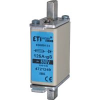 Wkładka bezpiecznikowa (topikowa) NH000 125A gS 690V ultraszybka | 004721249 Eti