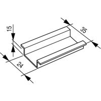Szyna montażowa 35x15mm TS35X15 | 050657 Eaton