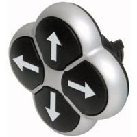 Przycisk 4-pozycyjny czarny strzałki, M22-D4-S-X7 RMQ-Titan M22 | 286336 Eaton