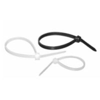 Opaski kablowe, kolor czarny (podwyższona odporność na promieniowanie UV) CT 140-3,6-C (100szt) | TOOCB014003601 Radpol