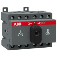 Przełącznik (I-0-II) 3P 16A 7,5kW, bez wałka i rączki, OT16F3C | 1SCA104816R1001 ABB
