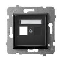 Obudowa gniazda pojedynczego typu Keystone, prosta | GPK-1U/p/33 Ospel