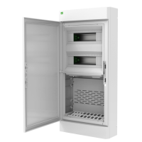 Rozdzielnica 2x12 PE+N + 2x12 multimedialna natynkowa ELEGANT TWIN  | 2465-50 Elektro-Plast Nasielsk