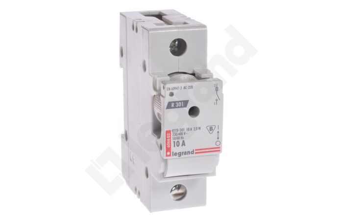 Rozłącznik bezpiecznikowy R 301 10A 1P | 606603 Legrand