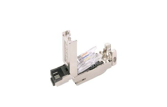 Złącze IE FC RJ45, wtyczka 180, 2x2, RJ45, 10/100Mb/s, w obudowie metalowej (opak 10szt) | 6GK1901-1BB10-2AB0 Siemens