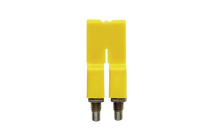 Złączka szynowa poprzeczna / mostek, żółty WQV 2.5/2 | 1053660000 Weidmuller