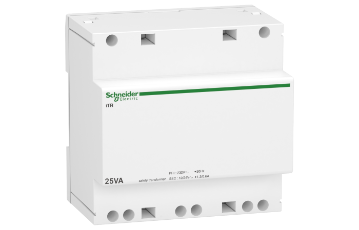 Modułowy transformator bezpiecznikowy iTR 230V 50-60 Hz wyjście 12-24V 25VA, Acti 9 | A9A15219 Schneider Electric