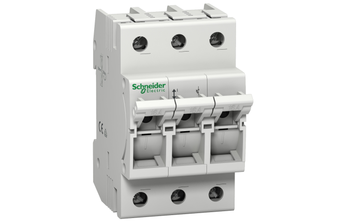 Rozłącznik bezpiecznikowy D01 3P 16A, Acti 9 | MGN01316 Schneider Electric