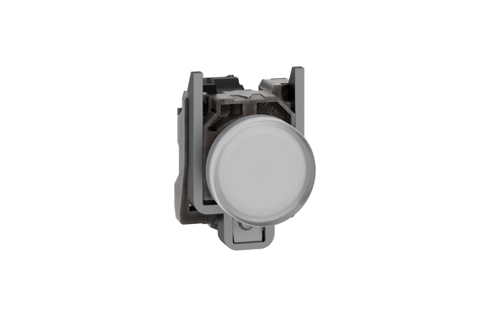 Lampka sygnalizacyjna Fi-22mm 24V AC/DC LED, biała metalowy typowa | XB4BVB1 Schneider Electric