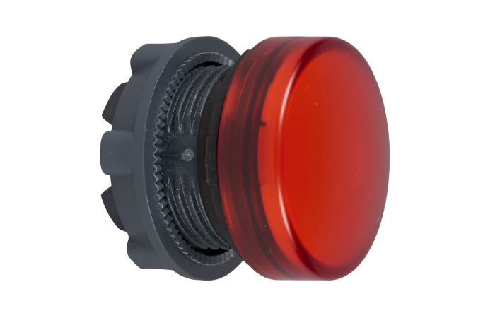 Główka lampki sygnalizacyjnej LED Fi-22mm, czerwona, Harmony XB5 | ZB5AV043 Schneider Electric
