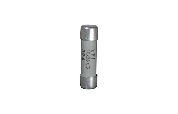 Wkładka topikowa cylindryczna 10x38mm 2A gG 500V CH10 (zwłoczna) | 002620001 Eti