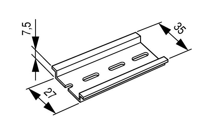 Szyna montażowa TS35X7,5 | 053030 Eaton