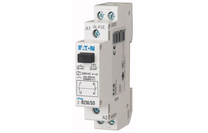 Przekaźnik instalacyjny 20A 230VAC 1Z, Z-R230/SO | 265181 Eaton