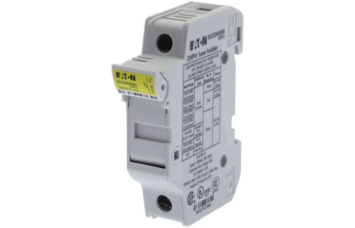 Podstawa wkładki cylindrycznej, 1-bieg, 10x38, gPV, 32A, 1000VDC | CHPV1U Eaton