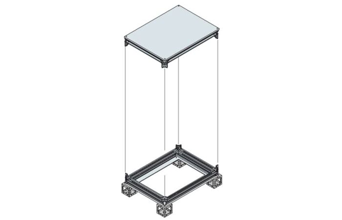 Zestaw góra/dół do IS2 600x400mm | EK6040KN ABB