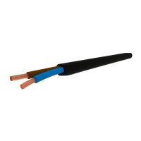 Przewód mieszkaniowy H03VVH2-F (OMYP) 2x0,75 300/300V czarny KRĄŻEK | 5901854403090 Elpar