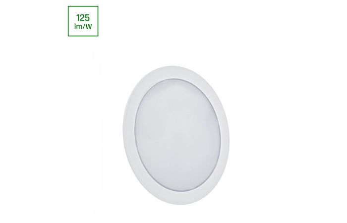 Oprawa downlight LED ALGINE 2w1 n/t p/t 12W 1200lm NW 4000K IP20 okrągła (ramka n/t w kpl.) | SLI037028NW_PW Wojnarowscy