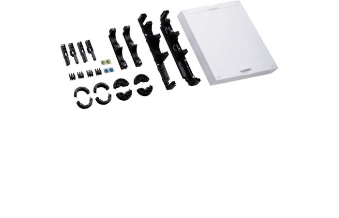 Blok 300x250mm pod 2 szyny Cu PE/N, Univers N | UE21PEN Hager