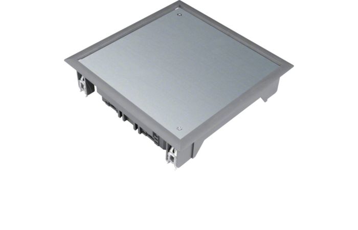 Pokrywa pełna VDQ06 200x200 wykładzina 5mm stal szary PA, Tehalit.VE-EE | VDQ06057011 Hager