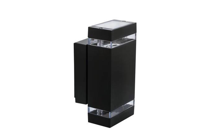 Oprawa elewacyjna ZEW EL-235J-B GU10 IP44 2 x max 35W kolor czarny | 22440 Kanlux