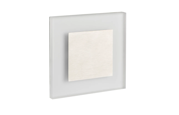 Oprawa przyschodowa APUS LED CW 12DC 0.8W 6500K 15lm kwadratowy kolor stal nierdzewna | 23107 Kanlux