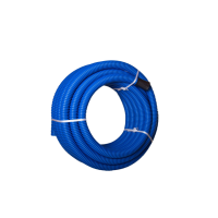 Rura giętka karbowana dwuwarstwowa w kręgach RODK 50/40 450N, HDPE, dwuścienna, niebieska (50m) DVR | 10601 TT Plast